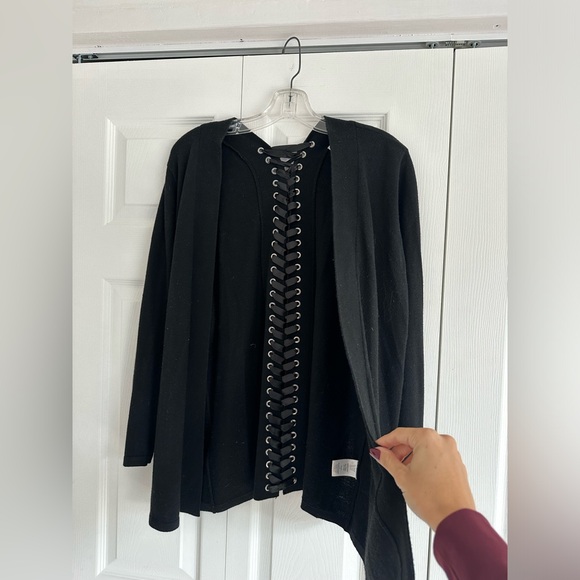 Black knit cardigan - Picture 4 of 4
